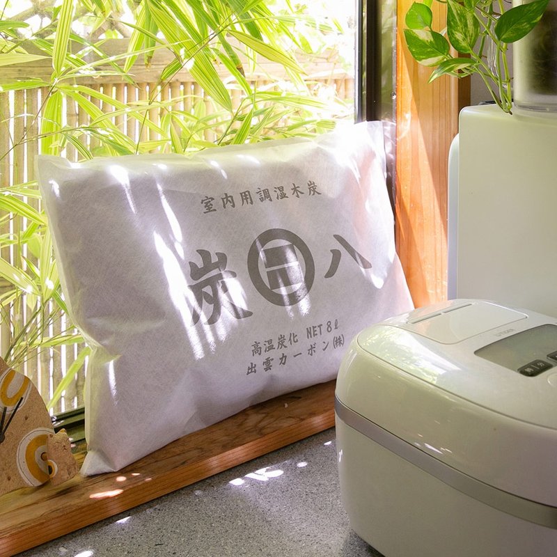 【出云屋炭八】中大型室内调湿木炭 8L (45x31cm) - 其他 - 木头 黑色