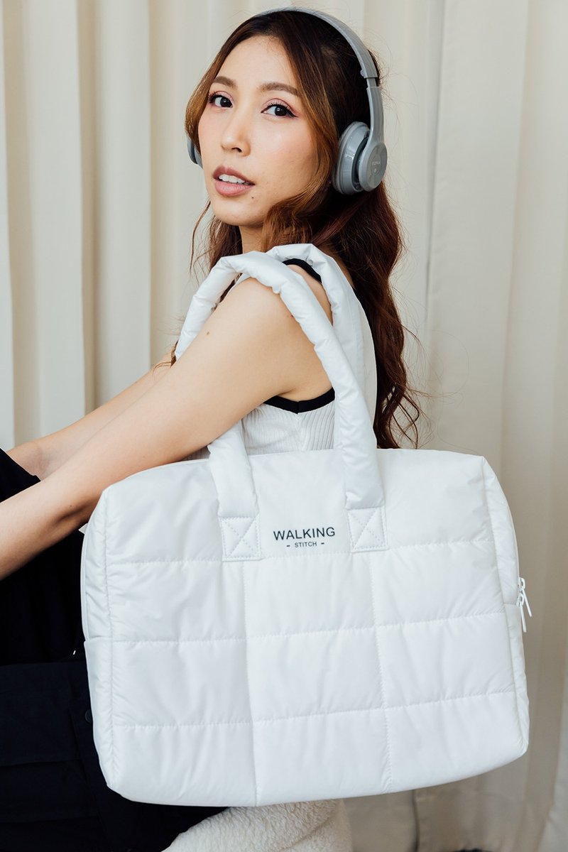Bill Puffy Bag : White - 公文包/医生包 - 其他材质 白色