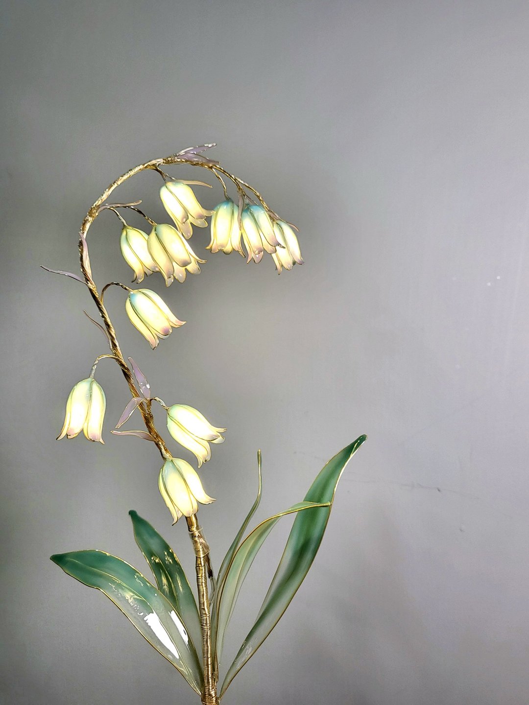 蓝铃花【闲逛花间系列 • 沾浸艺术花灯】。小夜灯。生日礼物 - 灯具/灯饰 - 树脂 
