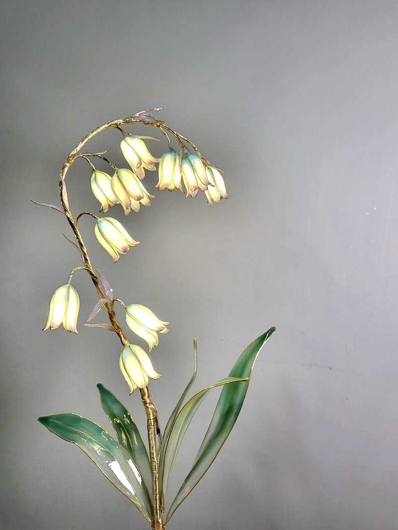 蓝铃花【闲逛花间系列 • 沾浸艺术花灯】。小夜灯。生日礼物 - 灯具/灯饰 - 树脂 