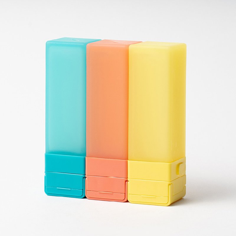 Suzzi 积木旅行分装瓶 热带岛屿L 100ml-三件旅行组 - 收纳用品 - 硅胶 多色