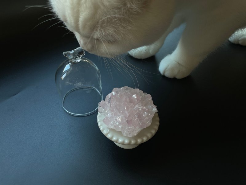 奥芃丝 手工宝石皂系列 水晶原石系列 - 肥皂/手工皂 - 其他材质 粉红色