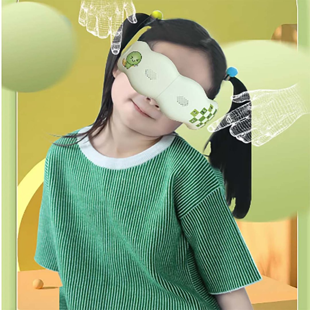 【免运】热敷蒸汽眼罩眼睛按摩器儿童润眼仪智能护眼仪 和正 - 数码小物 - 其他材质 绿色