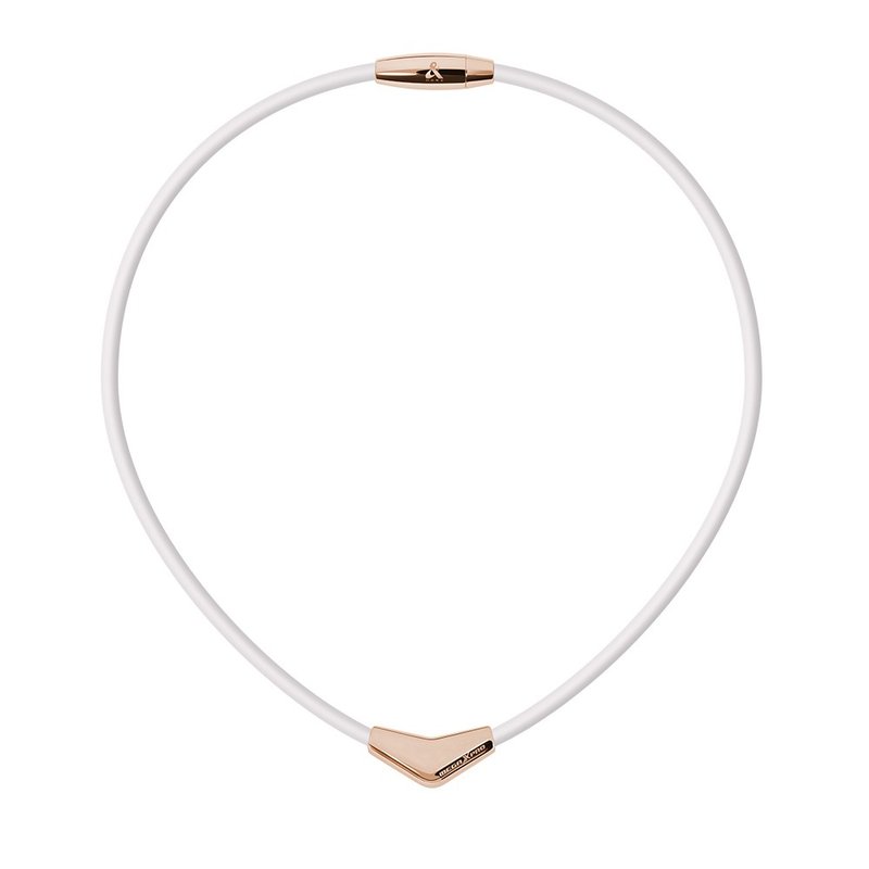 X-Pro 超能量钛锗项链 (玫瑰金) - 项链 - 硅胶 多色