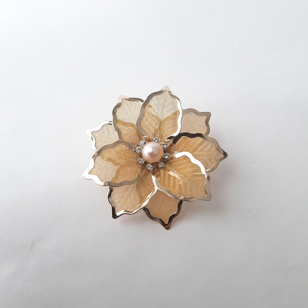 花卉 2 胸针 Akoya珍珠 珍珠 akoyapearl 珍珠胸针 珍珠胸针 진주브로치 - 胸针 - 珍珠 