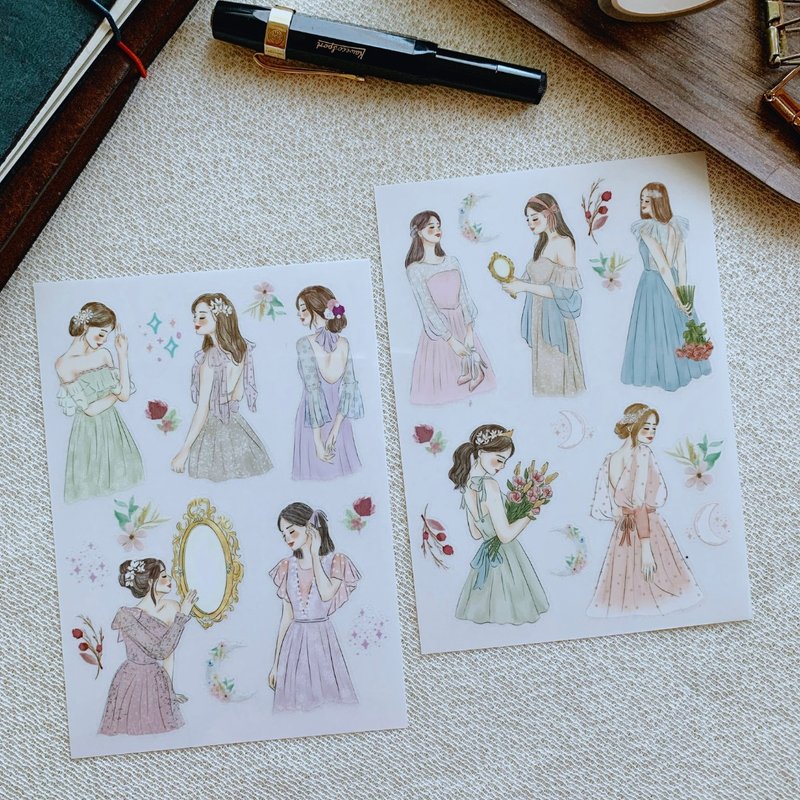 魔法转印贴纸 (两张入) - 贴纸 - 其他材质 