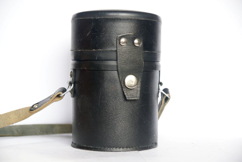 Mir-38B black lens box hard case with strap leather USSR - 相机 - 其他材质 黑色