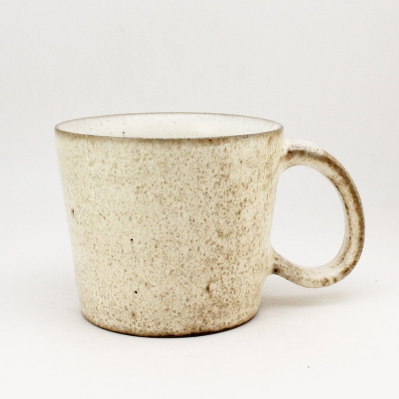 斑彩系列 – 拉坏手感陶瓷杯  咖啡杯 茶杯 杯子 陶瓷 马克杯 - 其他杯子 - 陶 卡其色