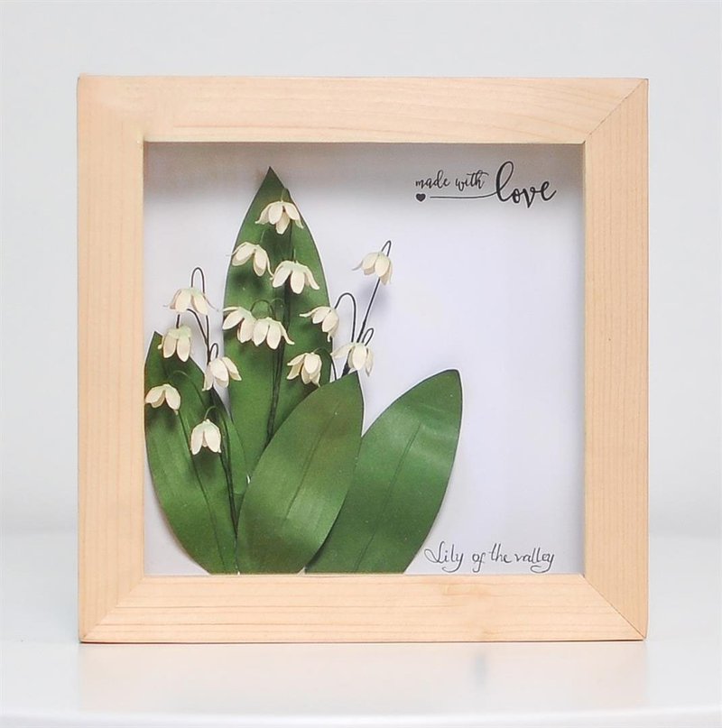 SIMPLICY – Lily Of the Valley - Paper Flowers Art for Wall Decor, Home Decor - 墙贴/壁贴 - 环保材料 