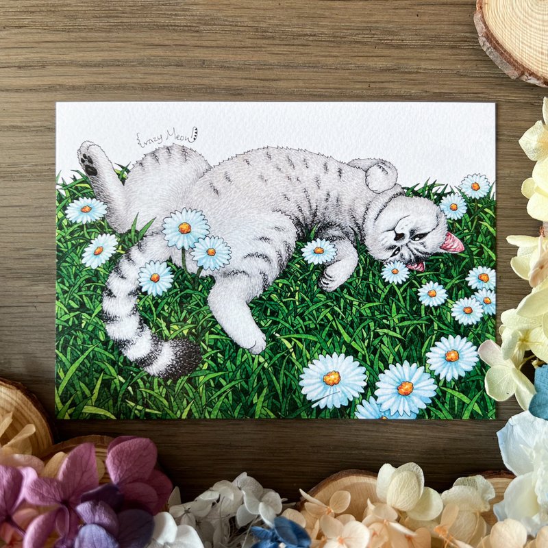 【猫疯子】明信片(146) - 卡片/明信片 - 纸 多色