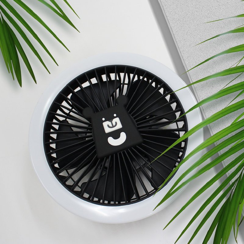 台湾吧联名 - 露营用风扇小夜灯 - 电扇 - 塑料 