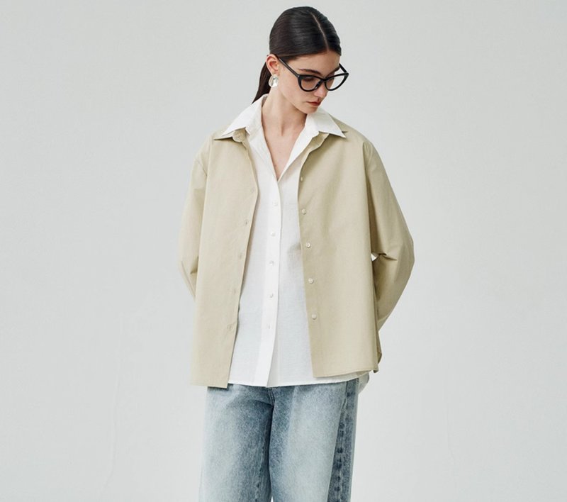 【免烫抗皱】法式簡約/减龄正肩/通勤衬衣 - 女装衬衫 - 棉．麻 多色