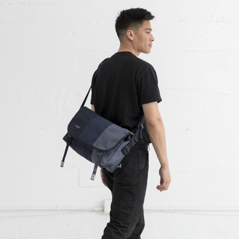TIMBUK2 CLASSIC MESSENGER ECO 经典邮差包 S - 灰蓝黑拚色 - 侧背包/斜挎包 - 其他材质 灰色