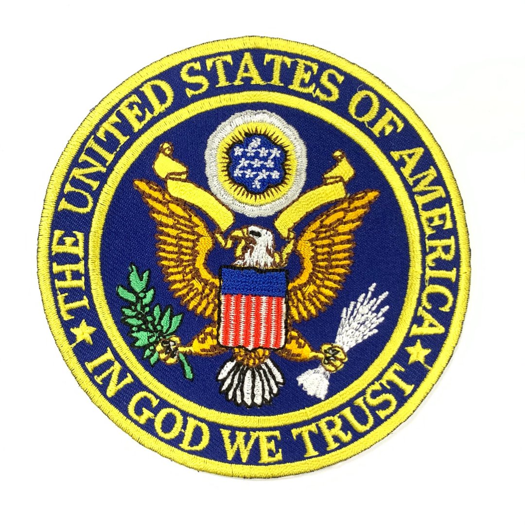美国国徽 美国官方大纹章 徽章 肩章 识别章 Great Seal of the U - 徽章/别针 - 绣线 多色