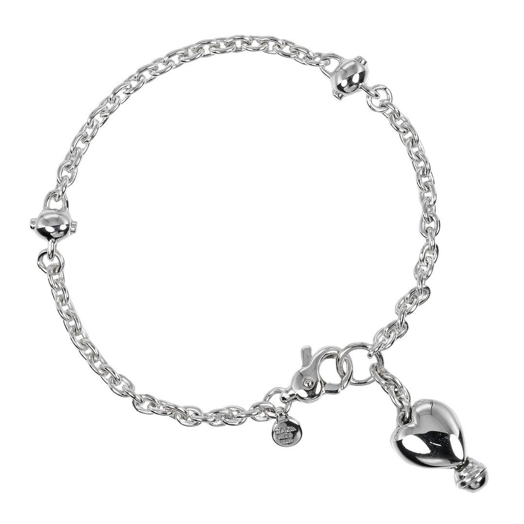 【日本直运】蒂芙尼 TIFFANY&Co. 爱心 复古款 手链 古董款 银 925 约 11.9g【二手】A 级 - 手链/手环 - 银 银色