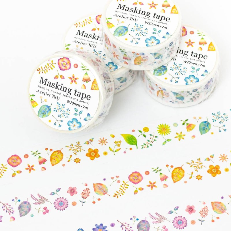 绘本的一隅。和纸胶带 草花 七彩 MT-6 - 纸胶带 - 纸 多色