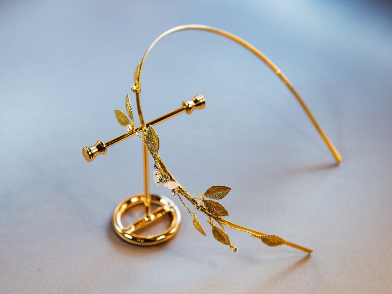 【圣诞优惠】【送礼】摇曳岁月 手染铜叶发箍 - 发饰 - 铜/黄铜 