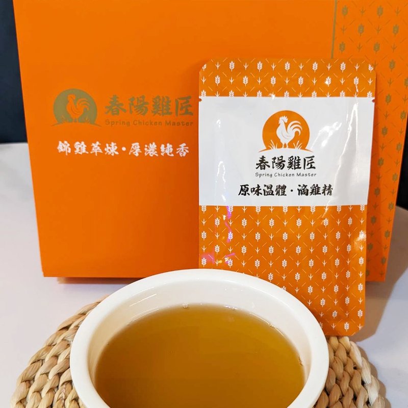 【春阳鸡匠】环保包科技原味温体滴鸡精30入(60ml*30入)(常温) - 健康/养生 - 新鲜食材 橘色
