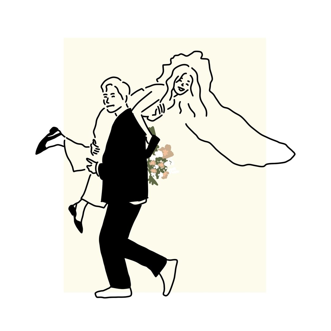 似颜绘 にがおえ 极简人像画 线条篇 - 电子手绘真人画像/绘画/插画 - 其他材质 