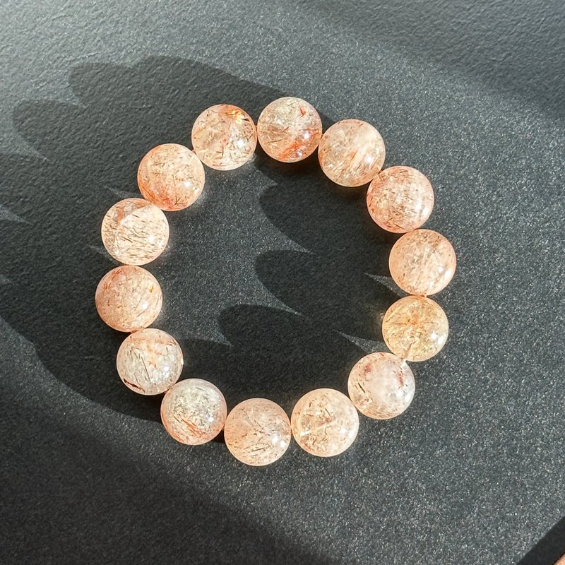 一图一物| 红白超七 红发白 女男士手链 | 贵人事业|天然水晶礼物 - 手链/手环 - 水晶 多色