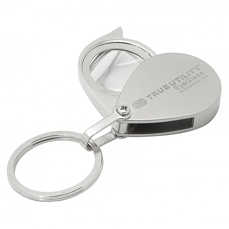 【True Utility】英国多功能随身放大镜钥匙圈EyeGlass - 其他 - 不锈钢 银色