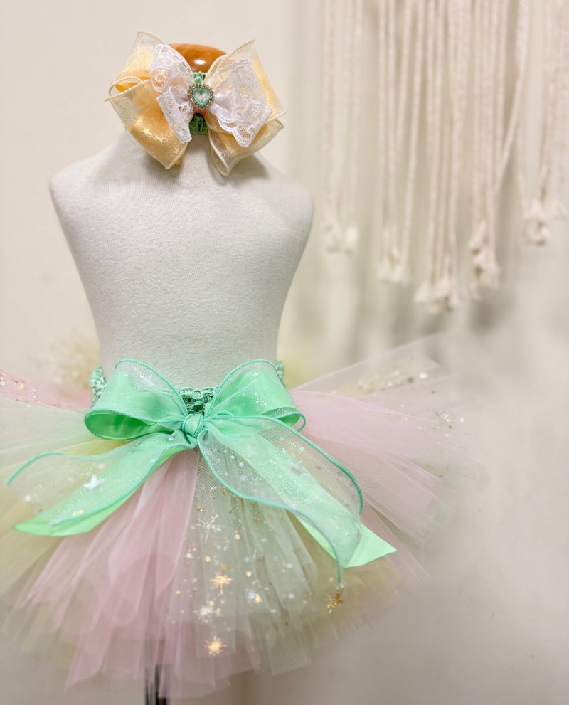 春日糖霜手作弥月纱裙 - 满月礼盒 - 其他材质 