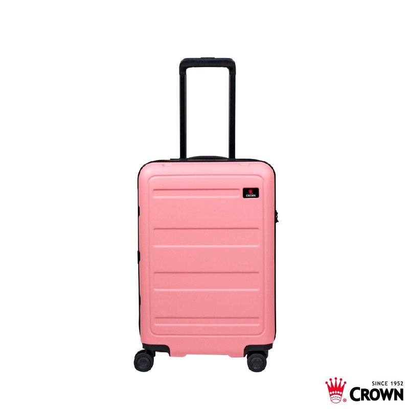 【CROWN】防盗拉链 21寸 登机箱  粉色雾面 - 行李箱/行李箱保护套 - 塑料 粉红色