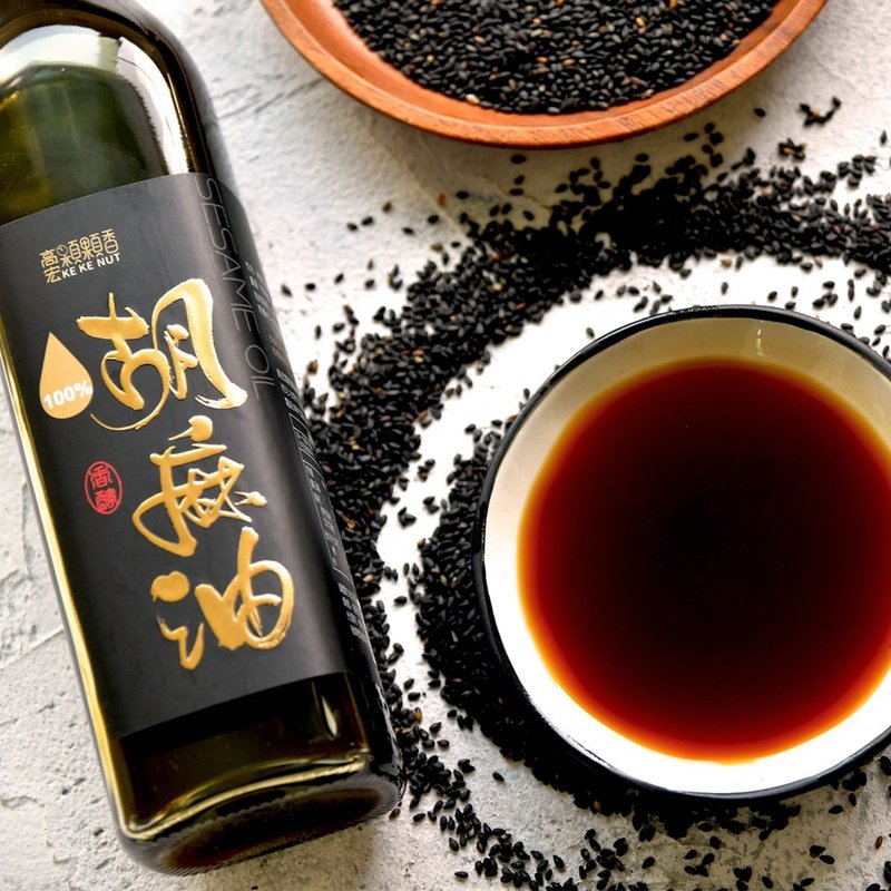 【高宏颗颗香】台南西港正宗纯胡麻油 500gml - 其他 - 新鲜食材 