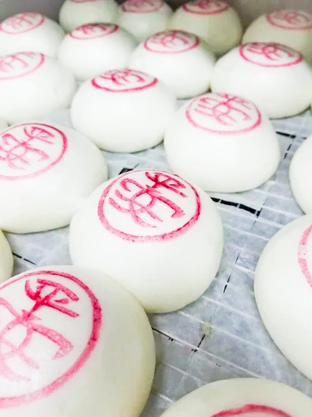 偏远地区运送【长洲驰名】平安包 － 豆沙味 | 急冻、纯素 - 面包/吐司 - 新鲜食材 白色
