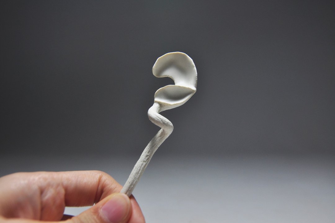 陶瓷手作茶针-柒 云林文化艺术奖工艺类得奖作品-吾感药席 - 茶具/茶杯 - 瓷 白色