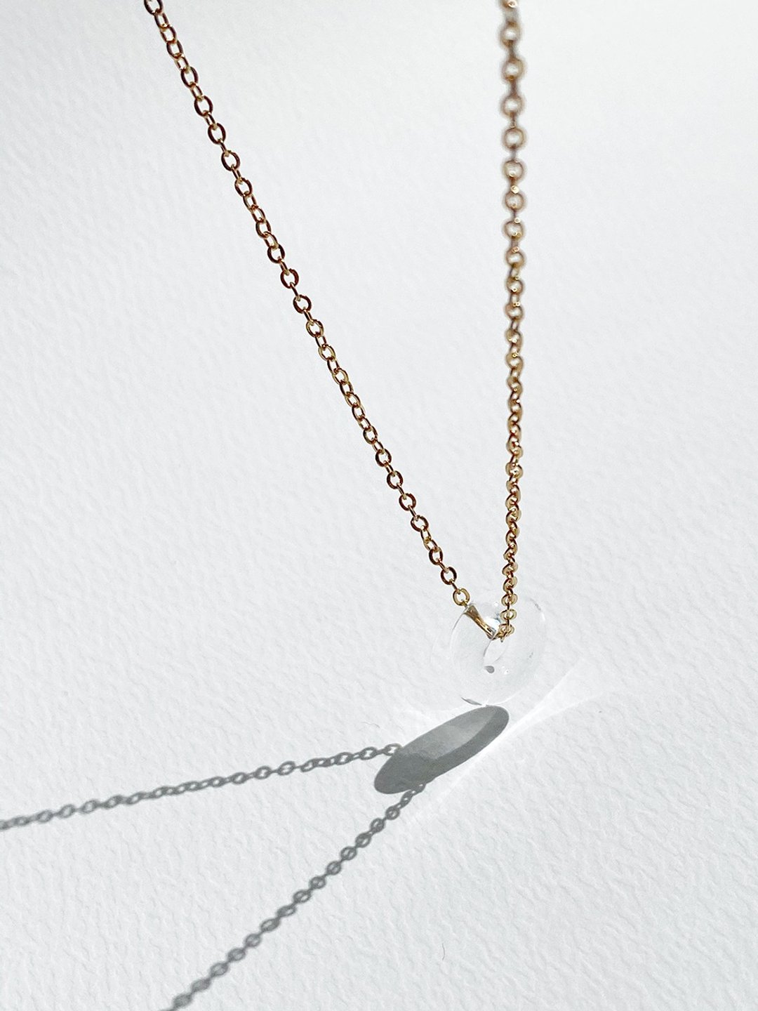 COSÍ necklace - 灯工烧制玻璃 项链 - 颈链 - 玻璃 透明