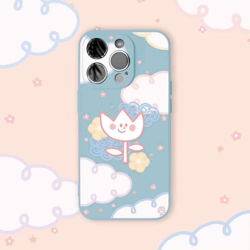 联名 梦女小姐 送你一朵小花 防摔手机壳 MDAB05 - 手机壳/手机套 - 硅胶 多色