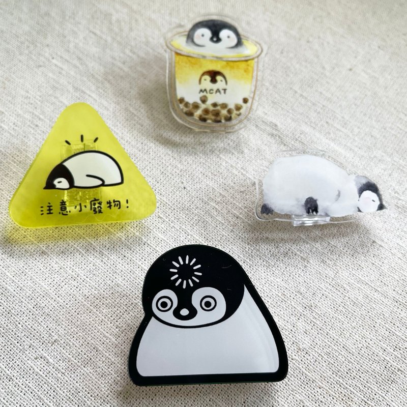 懒洋洋的小企鹅夹子 - 其他 - 塑料 透明
