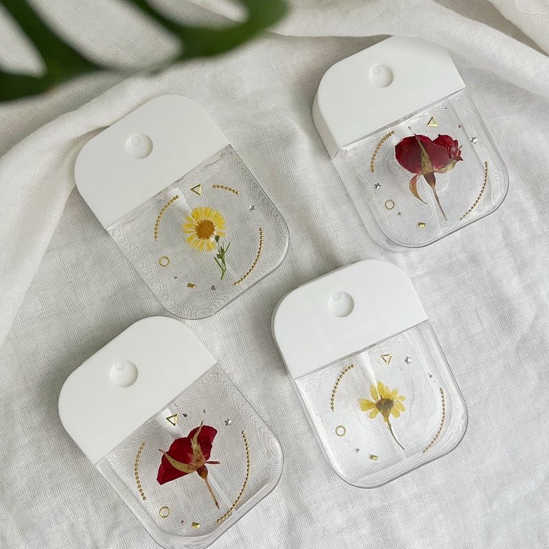 押花 吊挂卡片式 喷雾酒精喷瓶 圣诞节礼物 伴手礼 - 其他 - 植物．花 多色