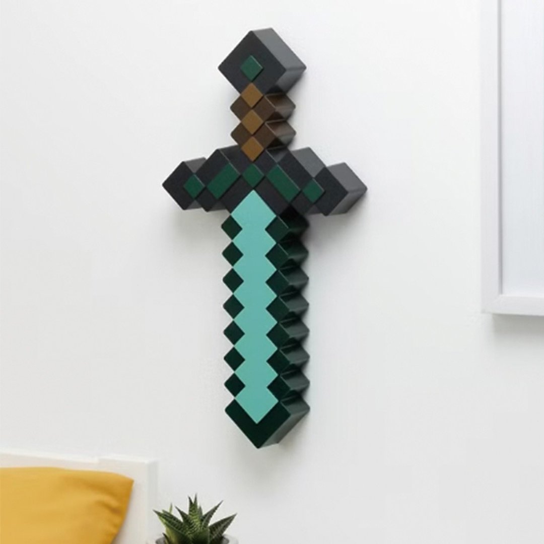 【Minecraft麦块】 Minecraft钻石剑 3D造型灯 造型夜灯 - 灯具/灯饰 - 塑料 