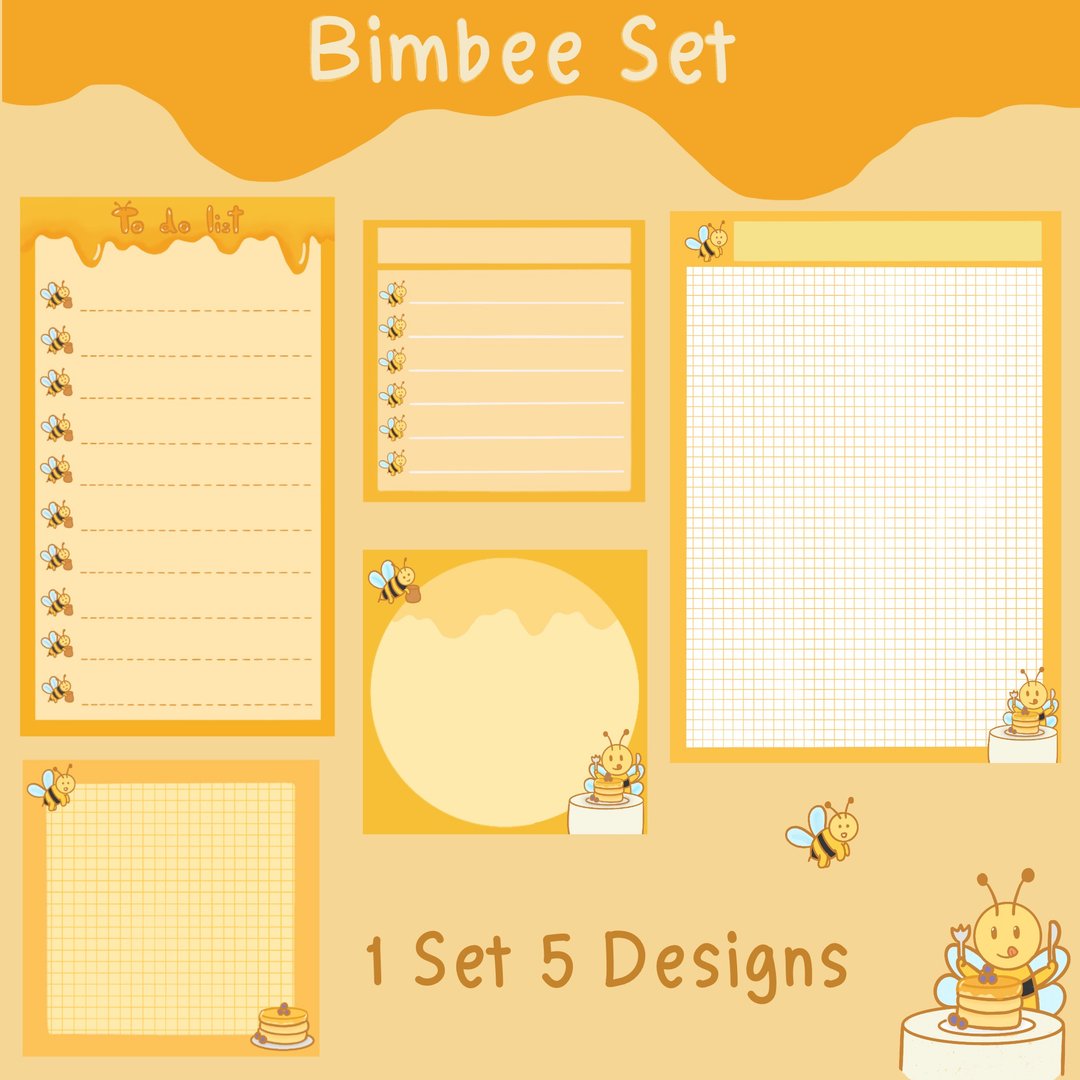 Digital product Memopad Bimbee - 便条纸/标签贴 - 其他材质 