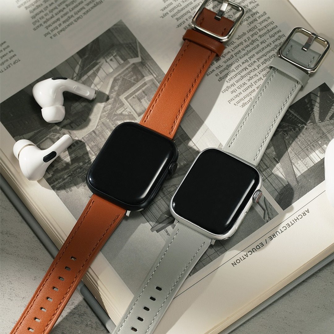 Apple watch - 日字扣 真皮苹果表带  手机绳 - 墨镜 - 真皮 