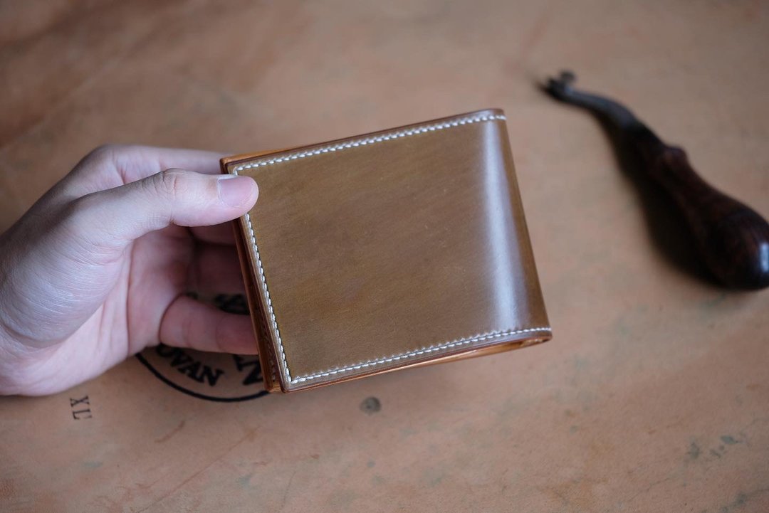 MILDY HANDS - Money Clip 02 马臀皮 钞票夹 Horween cordovan - 皮夹/钱包 - 真皮 咖啡色