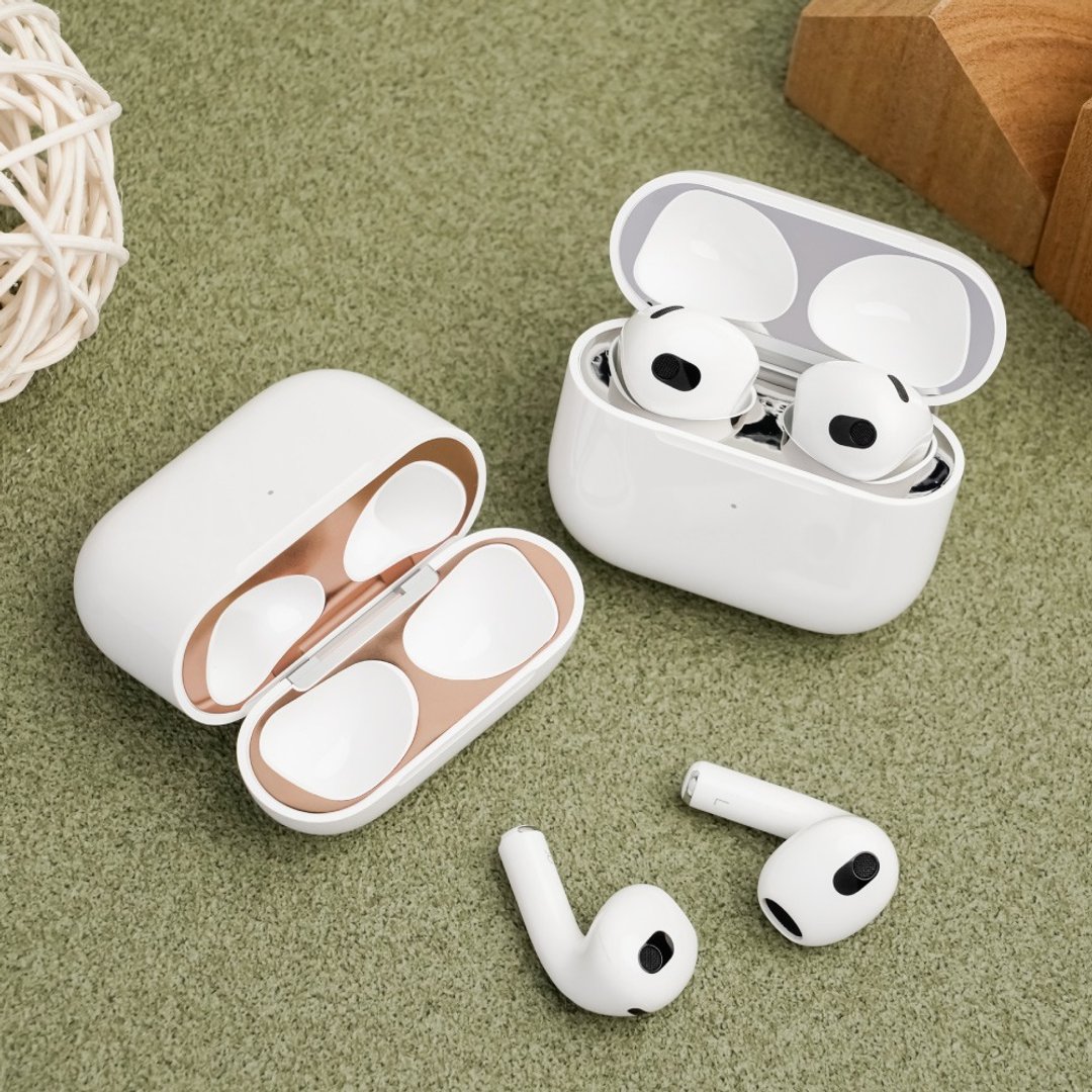 AirPods 3代 专用 抗污防尘超薄防尘镍片 - 两组入 - 数码小物 - 其他金属 银色