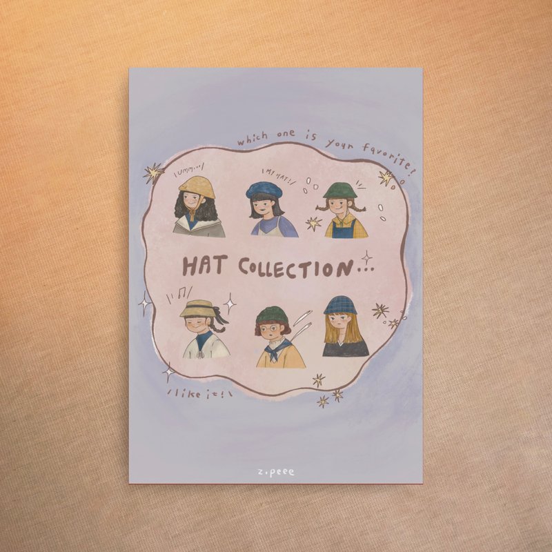 Hat Collection | A4海报 - 海报/装饰画/版画 - 纸 多色