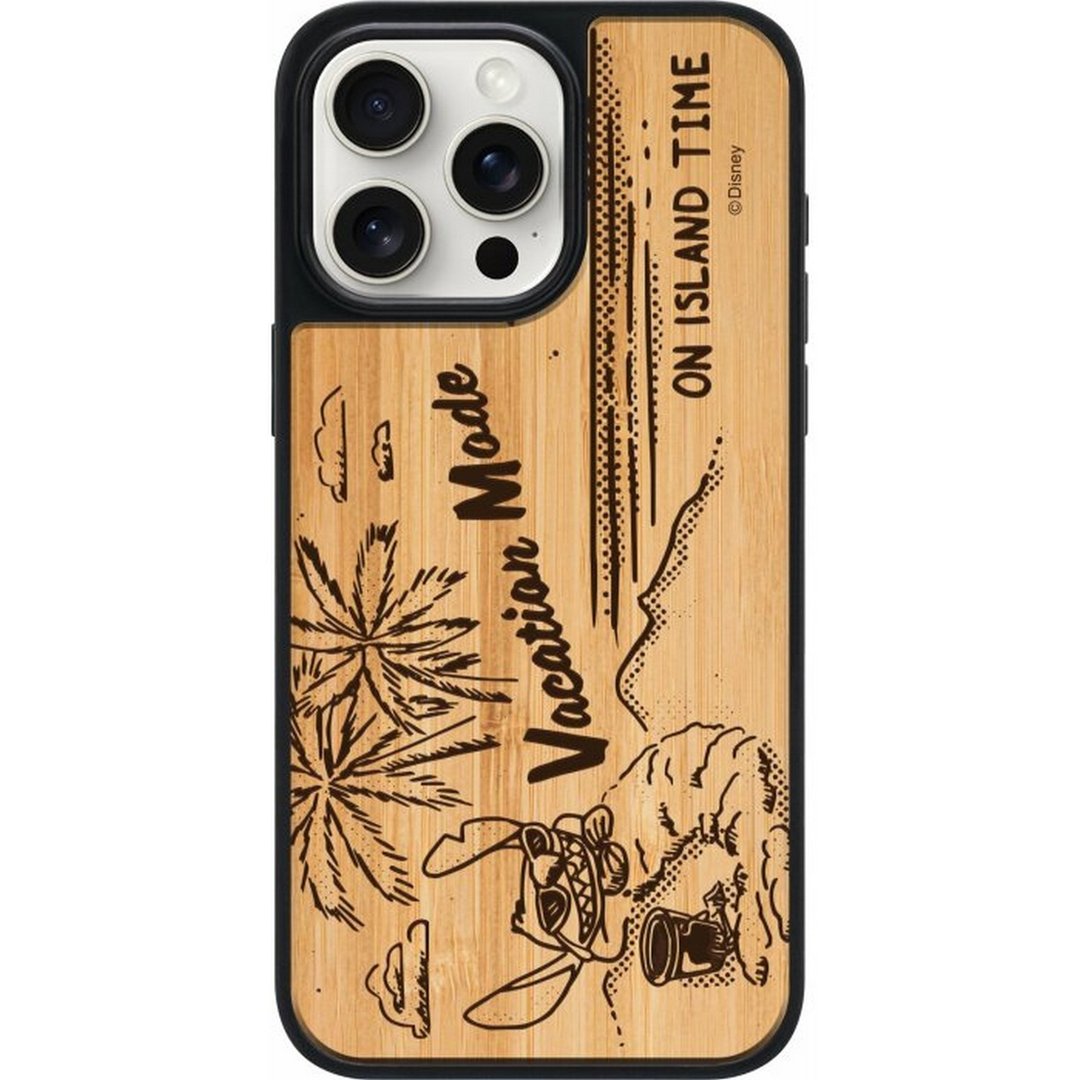 迪士尼史迪仔 iPhone 15 Pro天然木保护殻case magsafe 5620 - 手机壳/手机套 - 木头 多色