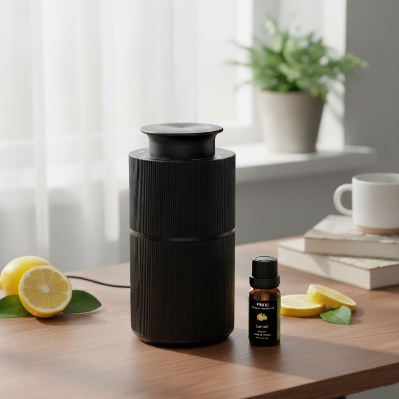 【品菲特PINFIS】智能扩香仪 车用香氛机-欧盟认证有机精油任选1 - 香薰/精油/线香 - 其他金属 黑色