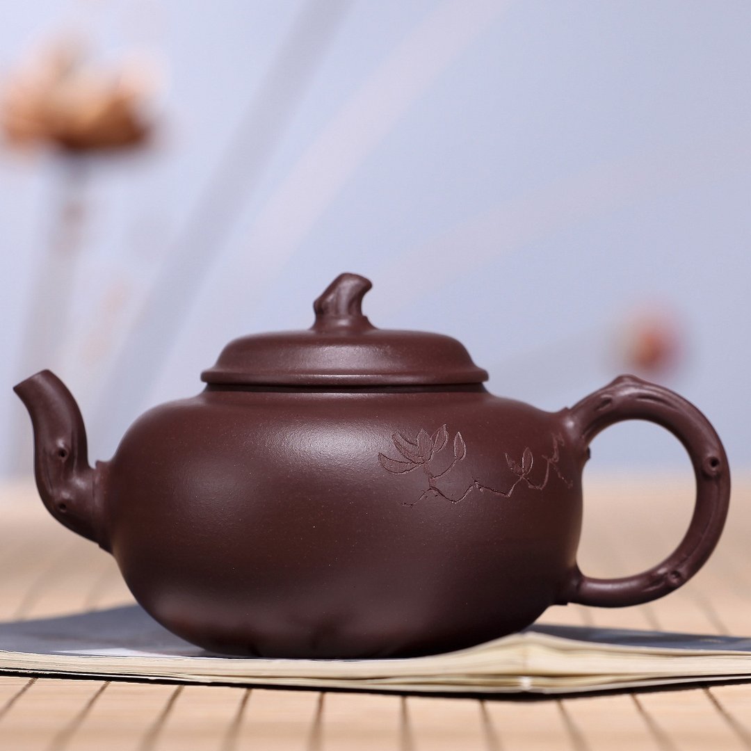 宜兴紫砂壶茶壶茶具茶文化紫泥280cc适合3到6人喝茶适合自用 - 茶具/茶杯 - 陶 卡其色