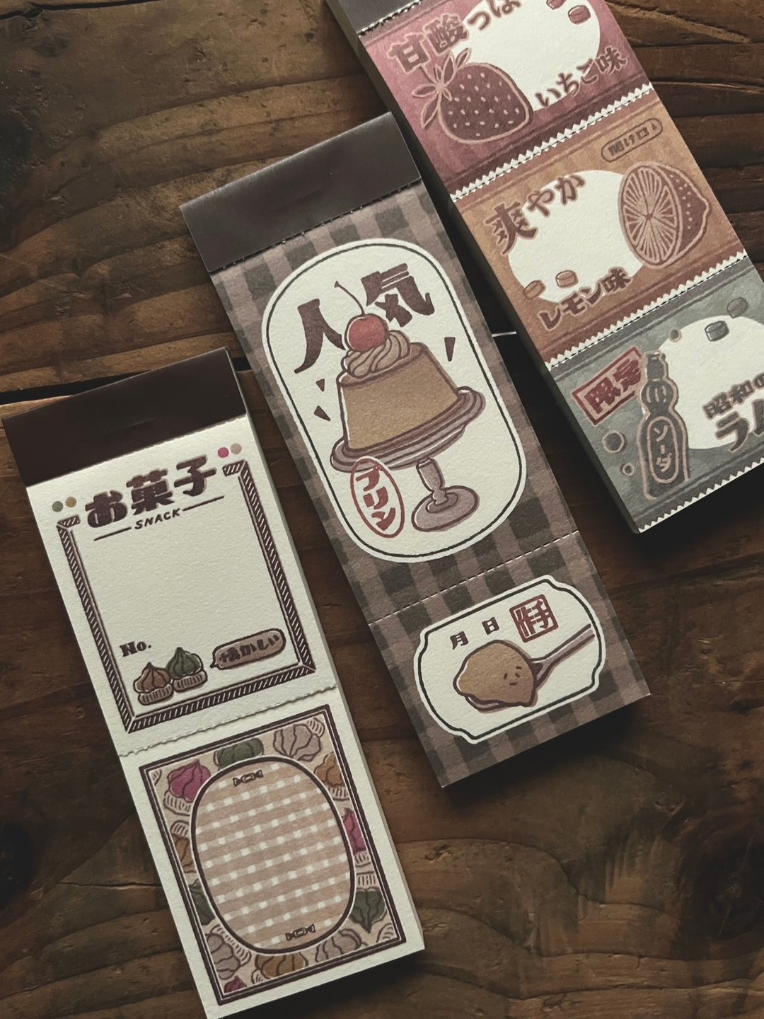 点心时间系列 / 便笺本 (全3种) - 便条纸/标签贴 - 纸 