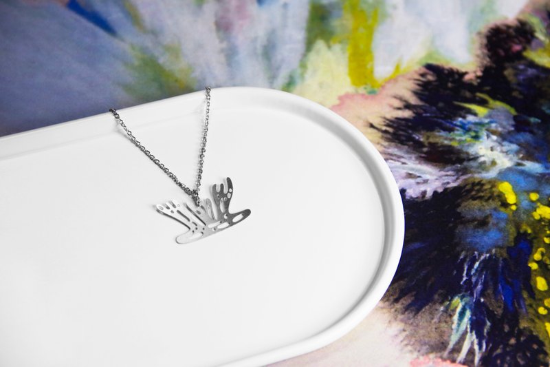 海葵项链【fancewu_art被遗忘的想像─艺术联名系列】 - 项链 - 不锈钢 银色