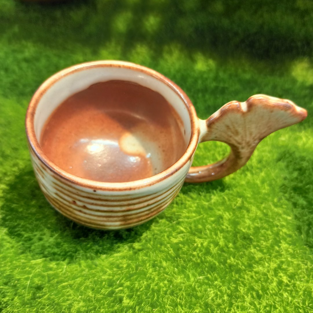 咖啡杯马克杯志野釉瓦斯窑烧制 - 咖啡杯/马克杯 - 陶 