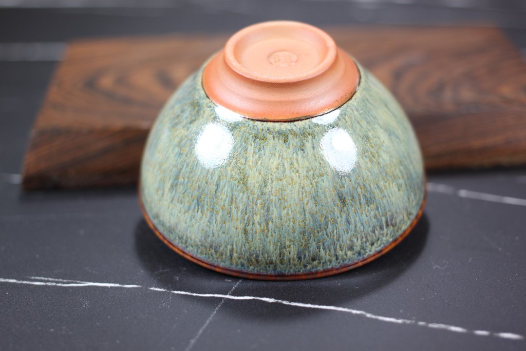 【蛇年新春】土羽 天目釉茶杯 茶碗 莺歌陶艺名家叶敏祥作品 - 茶具/茶杯 - 瓷 