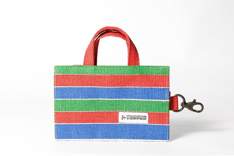 台式电波小潮麻包 - 手提包/手提袋 - 棉．麻 红色