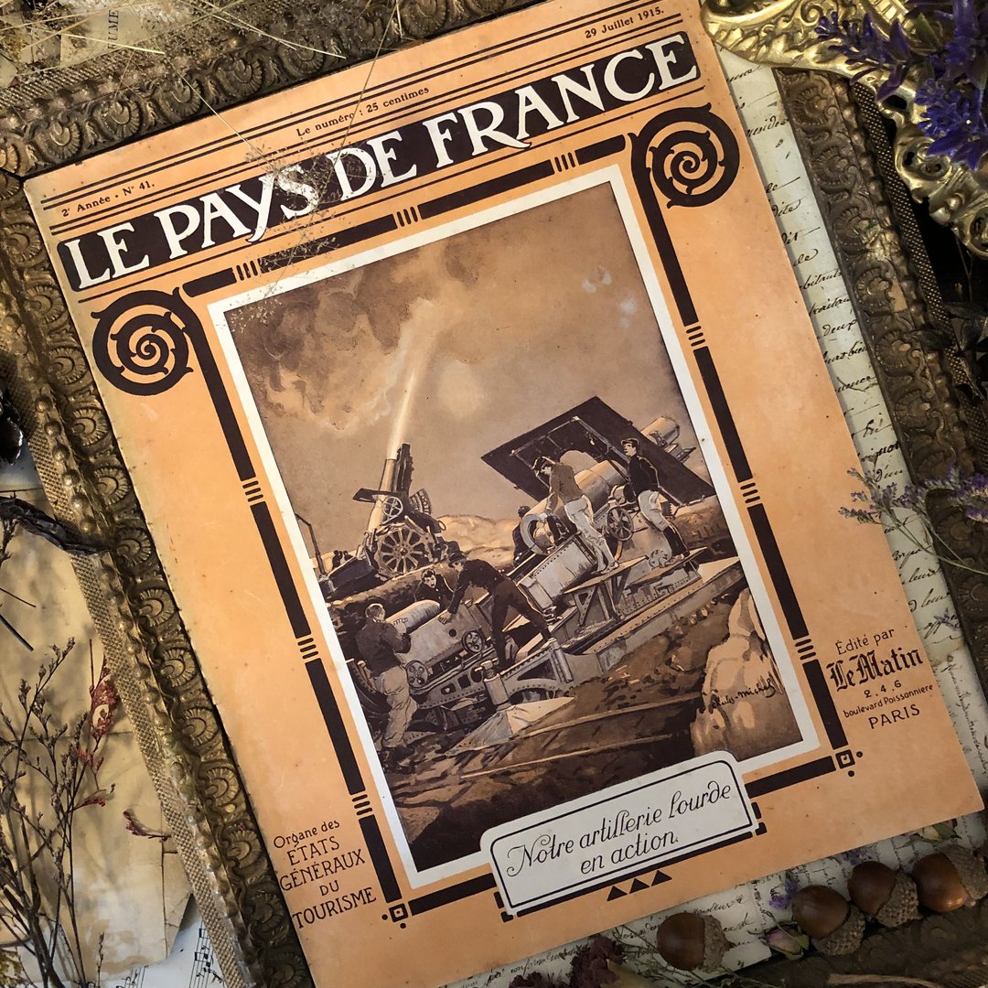 法国Le Pays de France百年第一次世界大战画报 - 刊物/书籍 - 纸 卡其色