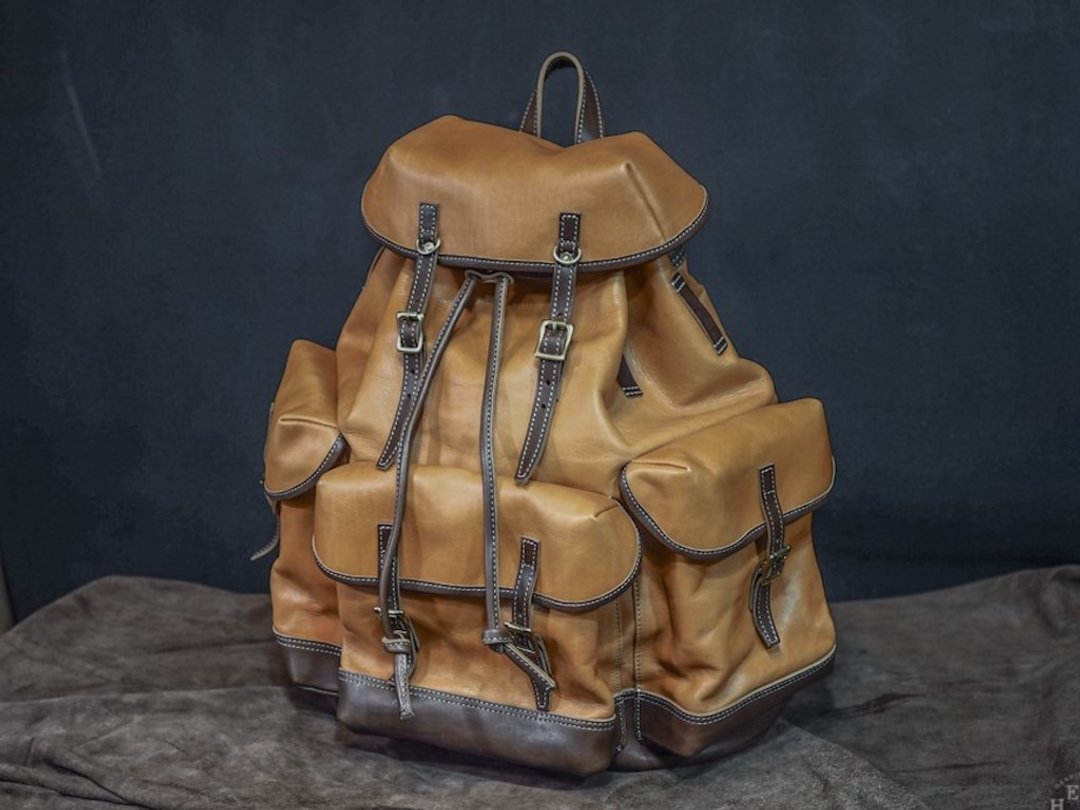Explorer Backpack 三口袋后背包 全皮革 2-tone款 - 后背包/双肩包 - 真皮 多色